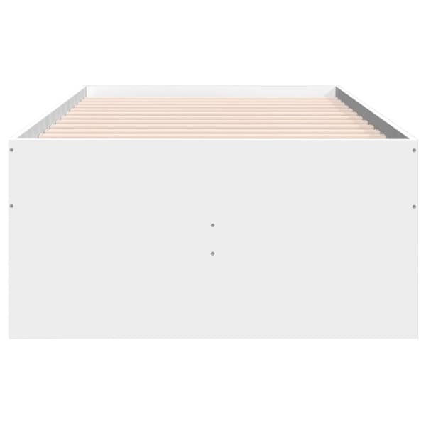 vidaXL Sängram med lådor vit 75x190 cm konstruerat trä - Sängar & sängramar