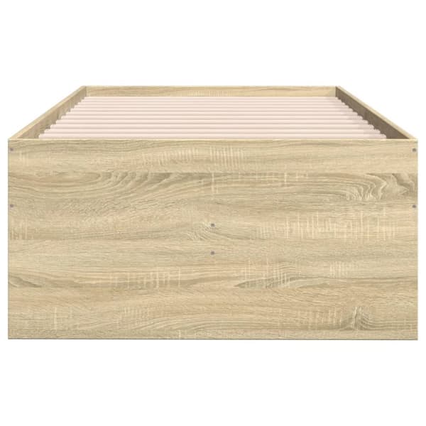 vidaXL daybed med skuffer 90x190 cm konstrueret træ sonoma-eg -  Senge & sengeramme
