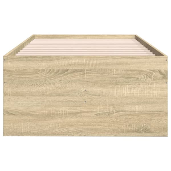 vidaXL daybed med skuffer 100x200 cm konstrueret træ sonoma-eg - Senge & sengeramme