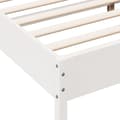 Pikkukuva 8 / 10: vidaXL Sängynrunko valkoinen 135x190 cm täysi mänty -  Sängyt & sängynrungot