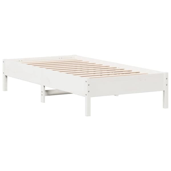 vidaXL Sängynrunko valkoinen 75x190 cm täysi mänty -  Sängyt & sängynrungot