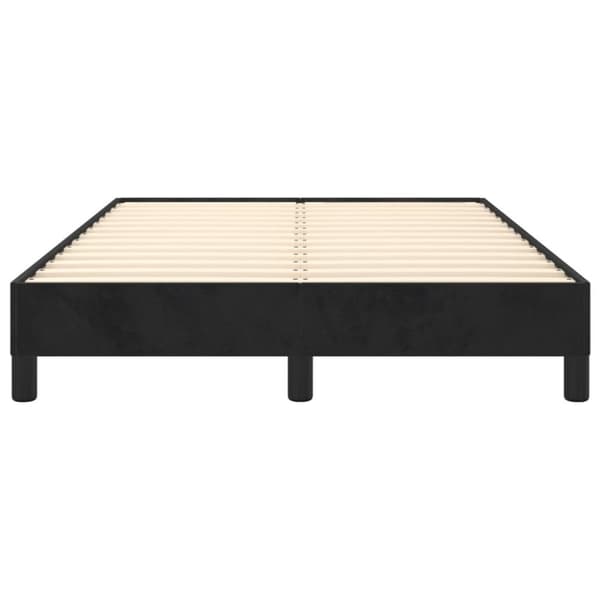 vidaXL sengeramme 120x190 cm fløjl sort - Senge & sengeramme