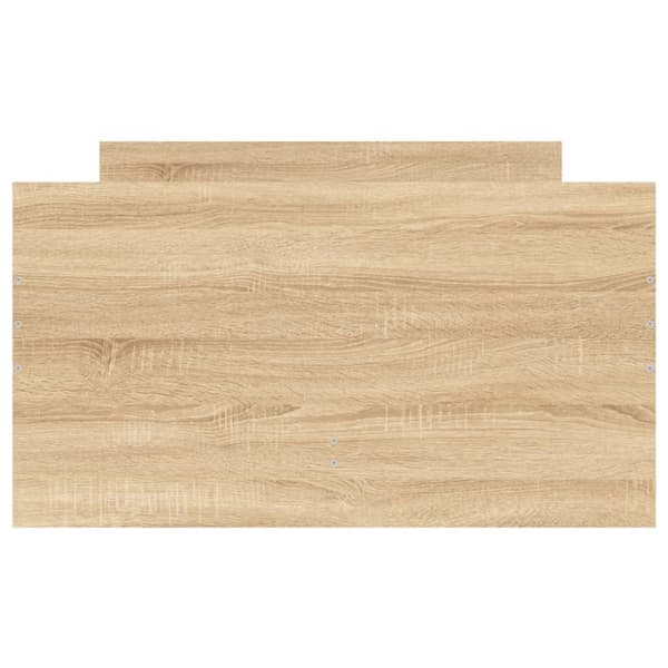 vidaXL sengeramme med skuffer 75x190 cm Small Single sonoma-eg - Senge & sengeramme