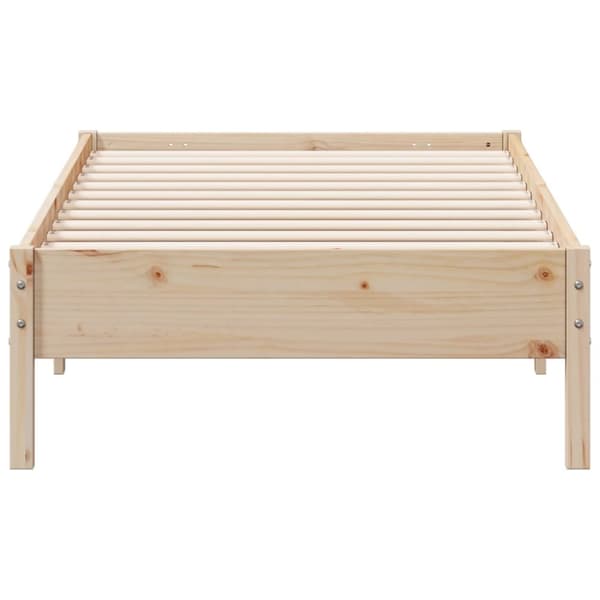 vidaXL Sängram 90x200 cm massiv furu -  Sängar & sängramar