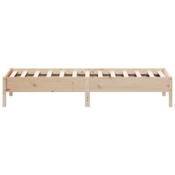 vidaXL Sängram 90x200 cm massiv furu - Sängar & sängramar