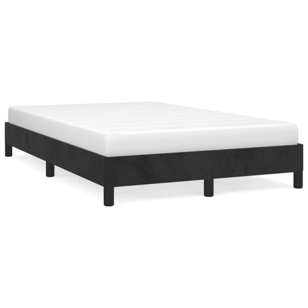 vidaXL sengeramme 120x190 cm fløjl sort -  Senge & sengeramme