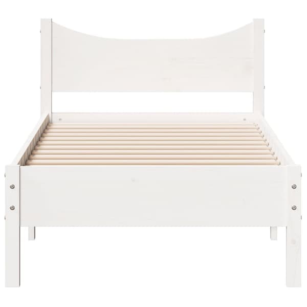 vidaXL Dagbädd vit 75x190 cm massivt furu -  Sängar & sängramar