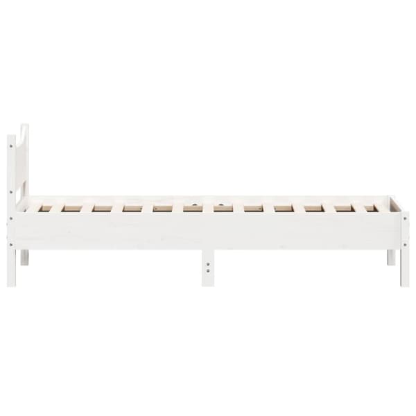 vidaXL Dagbädd vit 75x190 cm massivt furu -  Sängar & sängramar