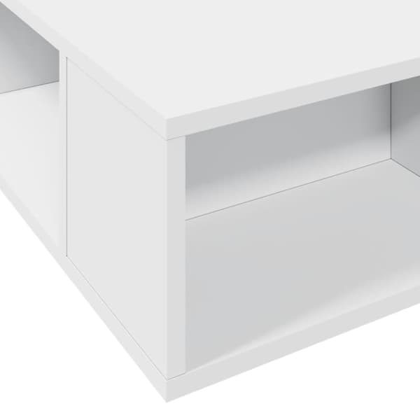 vidaXL sengestel 120x200 cm konstrueret træ hvid -  Senge & sengeramme