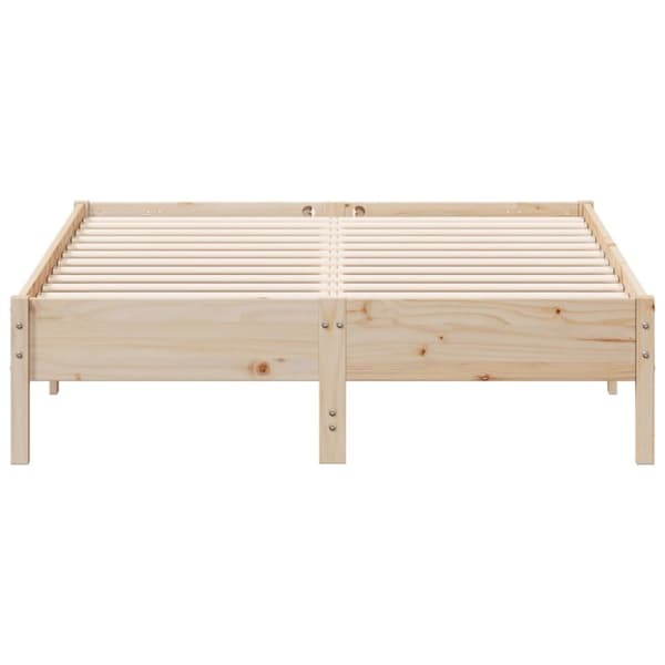 vidaXL Sängynrunko 135x190 cm täysi mänty -  Sängyt & sängynrungot
