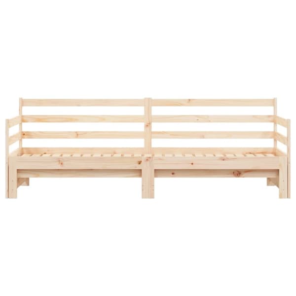 vidaXL Vuodesohva rullilla 90x200 cm täysi mänty - Sängyt & sängynrungot