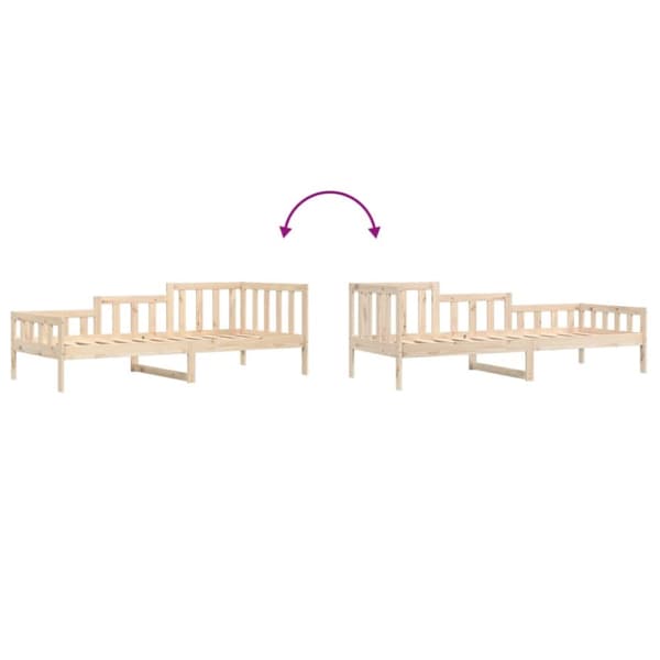 vidaXL Sohvasänky 80x200 cm täysi mänty -  Sängyt & sängynrungot