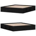 Miniatyrbillede 5 af 11: vidaXL sengeramme 180x200 cm sort -  Senge & sengeramme