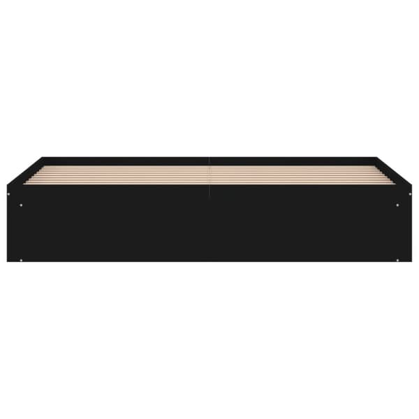 vidaXL sengeramme 180x200 cm sort -  Senge & sengeramme
