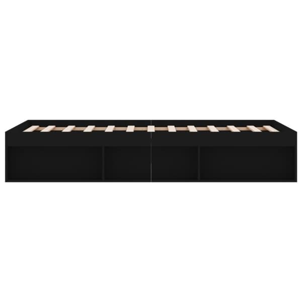 vidaXL sengeramme 180x200 cm sort -  Senge & sengeramme