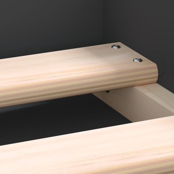 vidaXL sengeramme 180x200 cm sort -  Senge & sengeramme