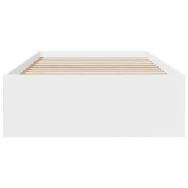 vidaXL sengeramme med skuffer 90x190 cm konstrueret træ hvid - Senge & sengeramme