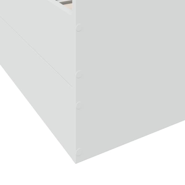 vidaXL Sängynrunko laatikoilla valkoinen 90x200 cm tekninen puu -  Sängyt & sängynrungot