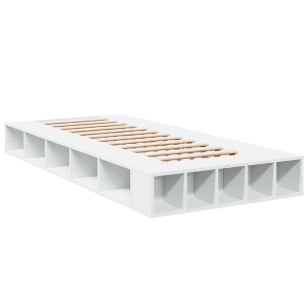 vidaXL Sängram vit 90x200 cm konstruerat trä -  Sängar & sängramar