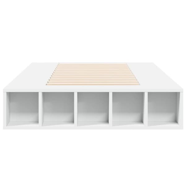 vidaXL Sängram vit 90x200 cm konstruerat trä -  Sängar & sängramar