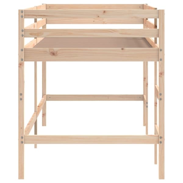 vidaXL Lasten parvisänky tikkailla 80x200 cm täysi mänty -  Sängyt & sängynrungot