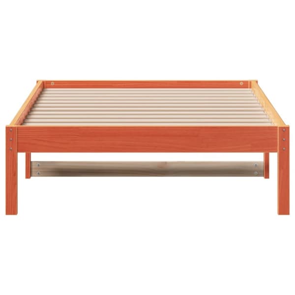 vidaXL daybed 90x200 cm massivt fyrretræ gyldenbrun - Senge & sengeramme
