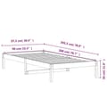Miniatyrbillede 10 af 10: vidaXL daybed 90x200 cm massivt fyrretræ gyldenbrun -  Senge & sengeramme