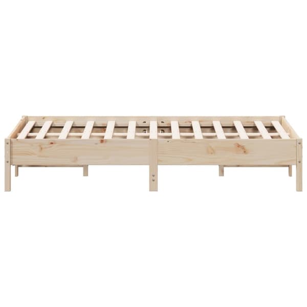 vidaXL sengeramme 160x200 cm massivt fyrretræ - Senge & sengeramme
