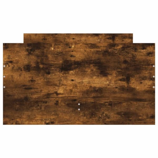vidaXL sengeramme med skuffer 100x200 cm røget egetræsfarve - Senge & sengeramme