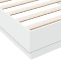 Pikkukuva 10 / 11: vidaXL Sängynrunko LED-valoilla valkoinen 100x200 cm -  Sängyt & sängynrungot