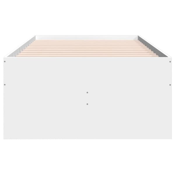 vidaXL daybed med skuffer 100x200 cm konstrueret træ hvid - Senge & sengeramme