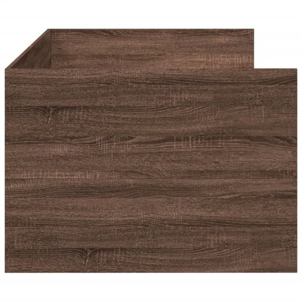 vidaXL daybed med skuffer 90x190 cm konstrueret træ brunt eg - Senge & sengeramme
