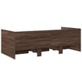 Miniatyrbillede 7 af 11: vidaXL daybed med skuffer 90x190 cm konstrueret træ brunt eg -  Senge & sengeramme