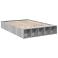 Miniatyrbilde 1 av 10: vidaXL Sengeramme grå sonoma 120x200 cm konstruert tre