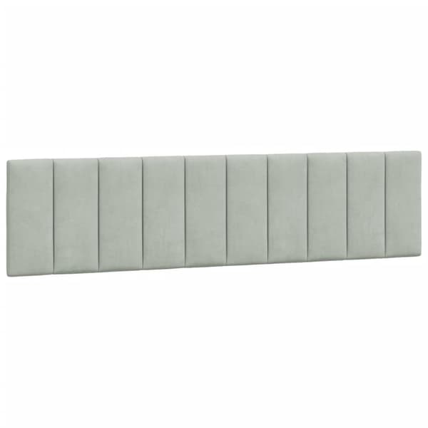 vidaXL Säng med madrass ljusgrå 200x200 cm sammet