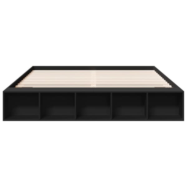vidaXL Sengeramme svart 180x200 cm konstruert tre