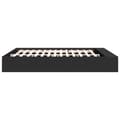 Miniatyrbilde 4 av 10: vidaXL Sengeramme svart 180x200 cm konstruert tre