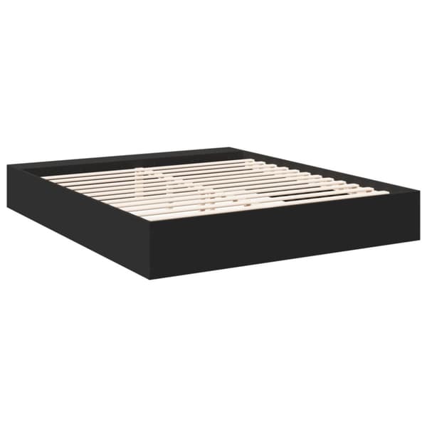 vidaXL Sengeramme svart 180x200 cm konstruert tre