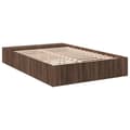 Miniatyrbilde 5 av 10: vidaXL Sengeramme brun eik 120x190 cm konstruert tre