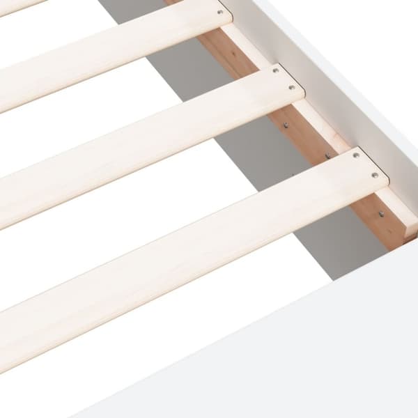 vidaXL Sengeramme hvit 180x200 cm konstruert tre