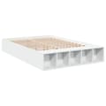 Miniatyrbilde 1 av 10: vidaXL Sengeramme hvit 135x190 cm konstruert tre