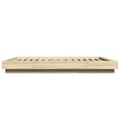 Miniatyrbilde 6 av 11: vidaXL Sengeramme med LED-lys sonoma eik 140x190 cm konstruert tre