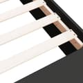 Miniatyrbilde 7 av 10: vidaXL Sengeramme svart 160x200 cm konstruert tre