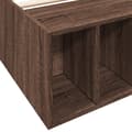 Miniatyrbilde 6 av 10: vidaXL Sengeramme brun eik 100x200 cm konstruert tre