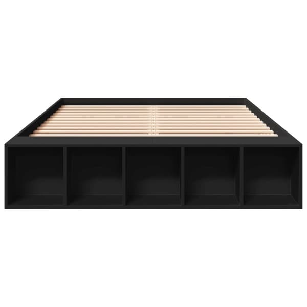 vidaXL Sengeramme svart 120x190 cm konstruert tre