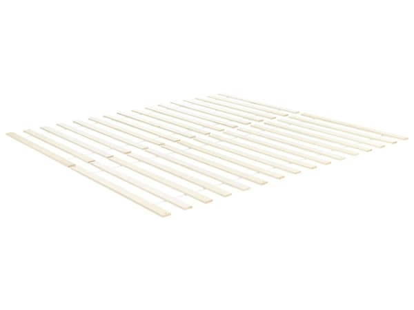 Seng Lyst Træ 160 x 200 cm Moderne Dobbeltseng med Sengegavl To Mands Lav Sengeramme Minimalistisk Design Træseng