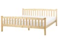 Miniatyrbillede 1 af 11: Seng Lyst Træ 180 x 200 cm Moderne Dobbeltseng med Sengegavl To Mands Lav Sengeramme Minimalistisk Design Træseng