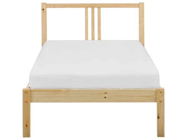 Enkeltseng Lyst Træ 90 x 200 cm Design Sengeramme Enkeltmands Seng Juniorseng Træseng