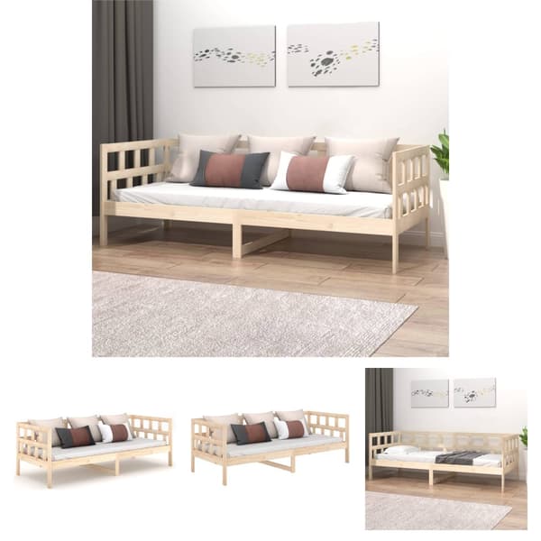 The Living Store Dagbädd massiv furu 90x190 cm -  Sängar & sängramar