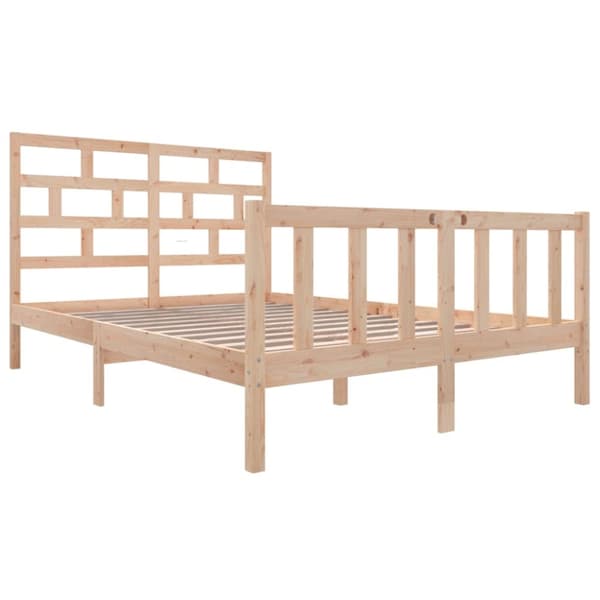 The Living Store sengeramme 120x200 cm massivt træ - Senge & sengeramme